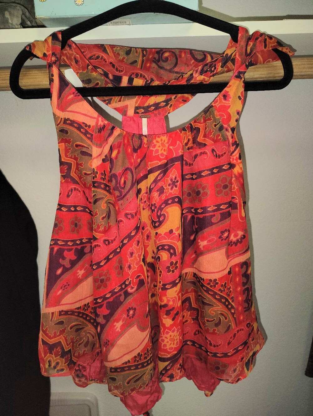 Paisley Free People Halter Top